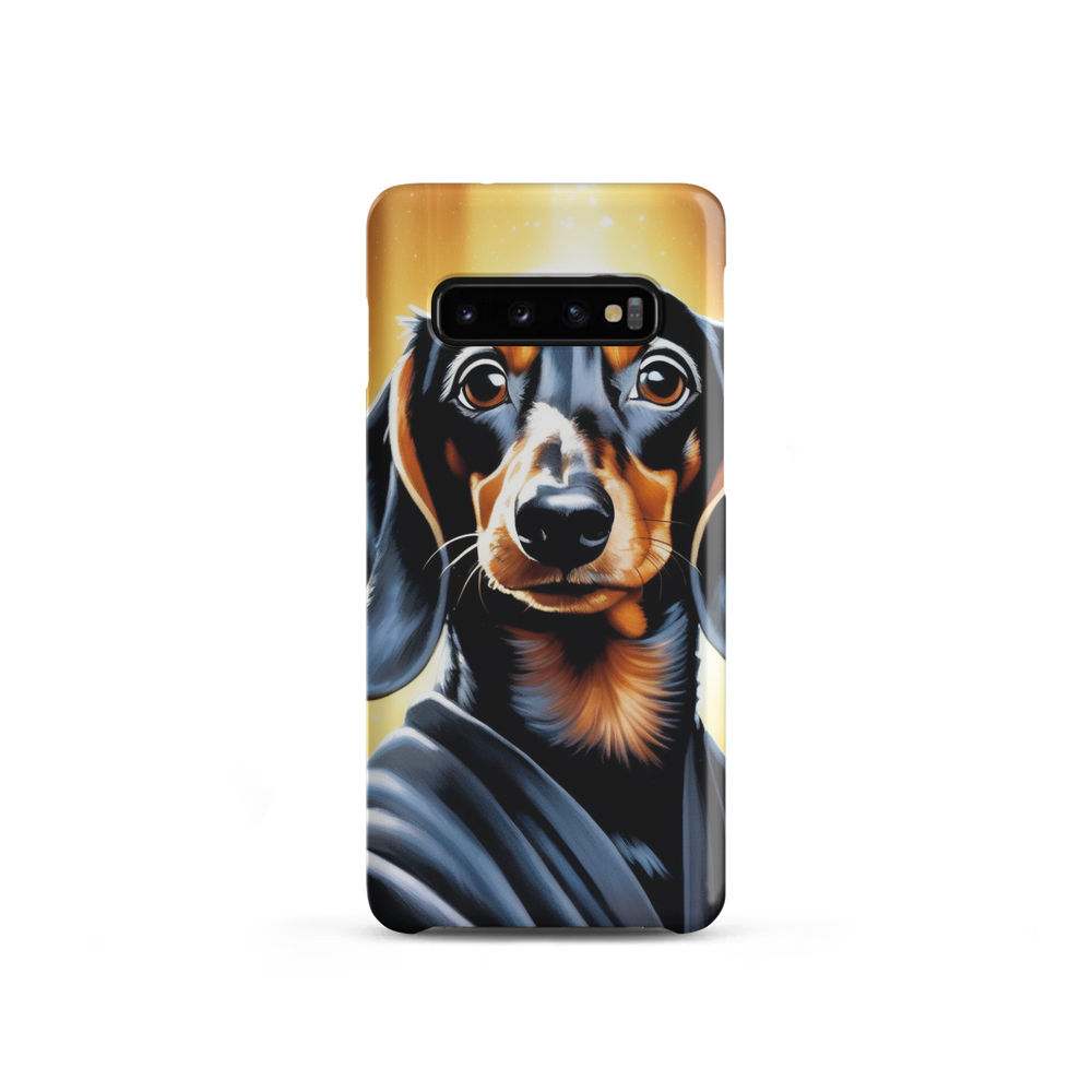 PugMug Custom Black Dachshund Samsung Case