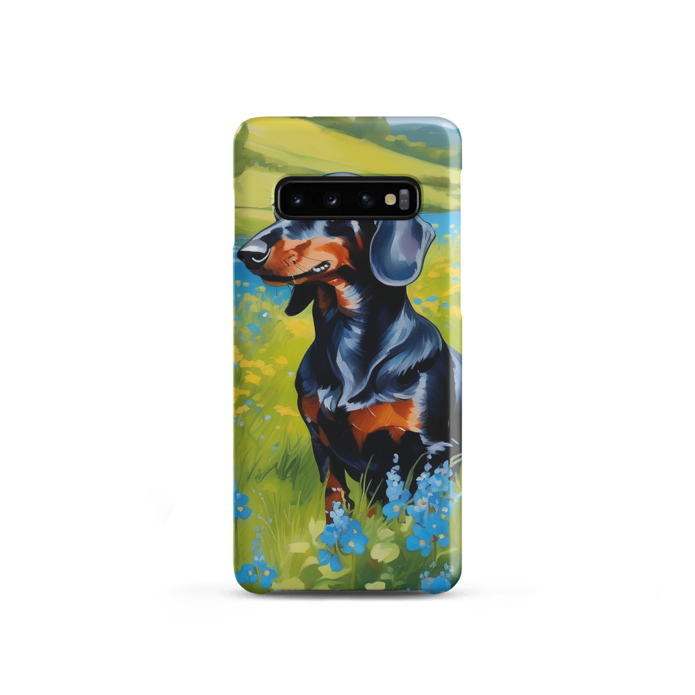 PugMug Custom Black Dachshund Samsung Case