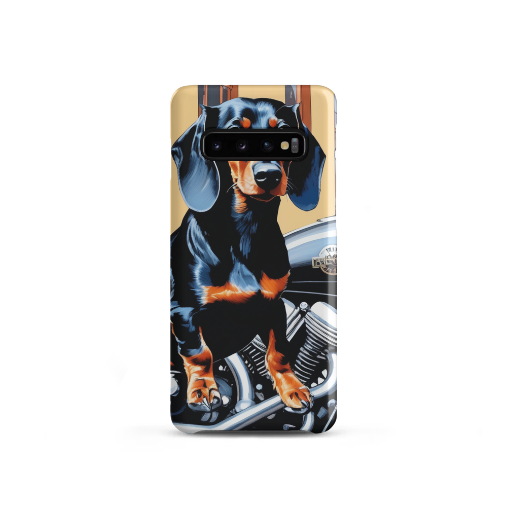 PugMug Custom Black Dachshund Samsung Case