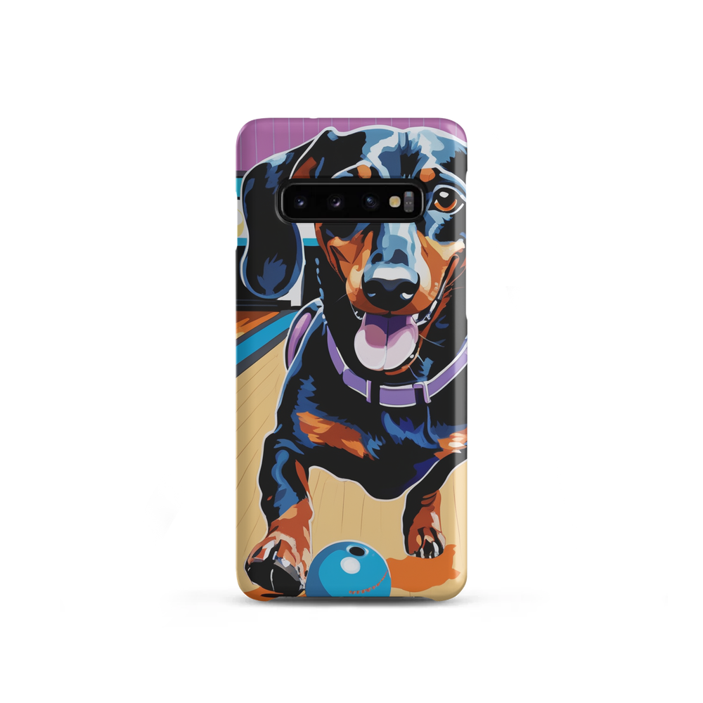 PugMug Custom Black Dachshund Samsung Case