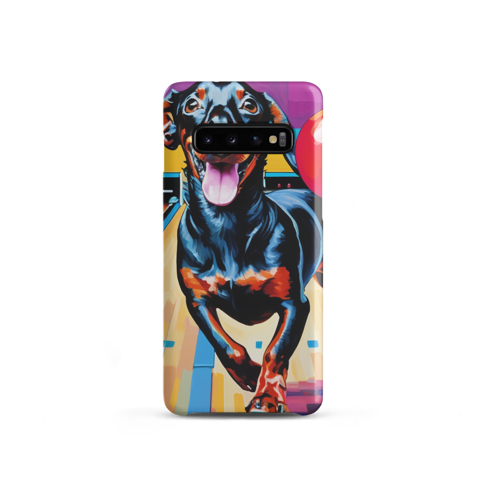 PugMug Custom Black Dachshund Samsung Case