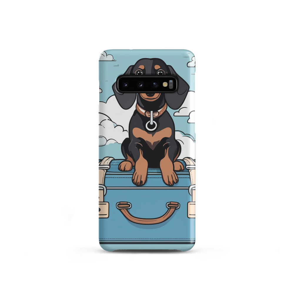 PugMug Custom Black Dachshund Samsung Case