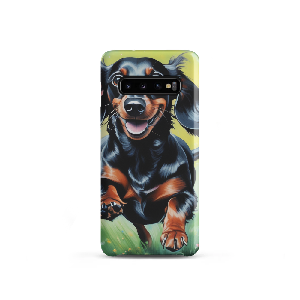 PugMug Custom Black Dachshund Samsung Case