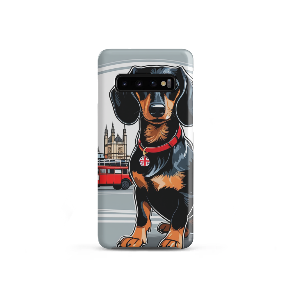PugMug Custom Black Dachshund Samsung Case