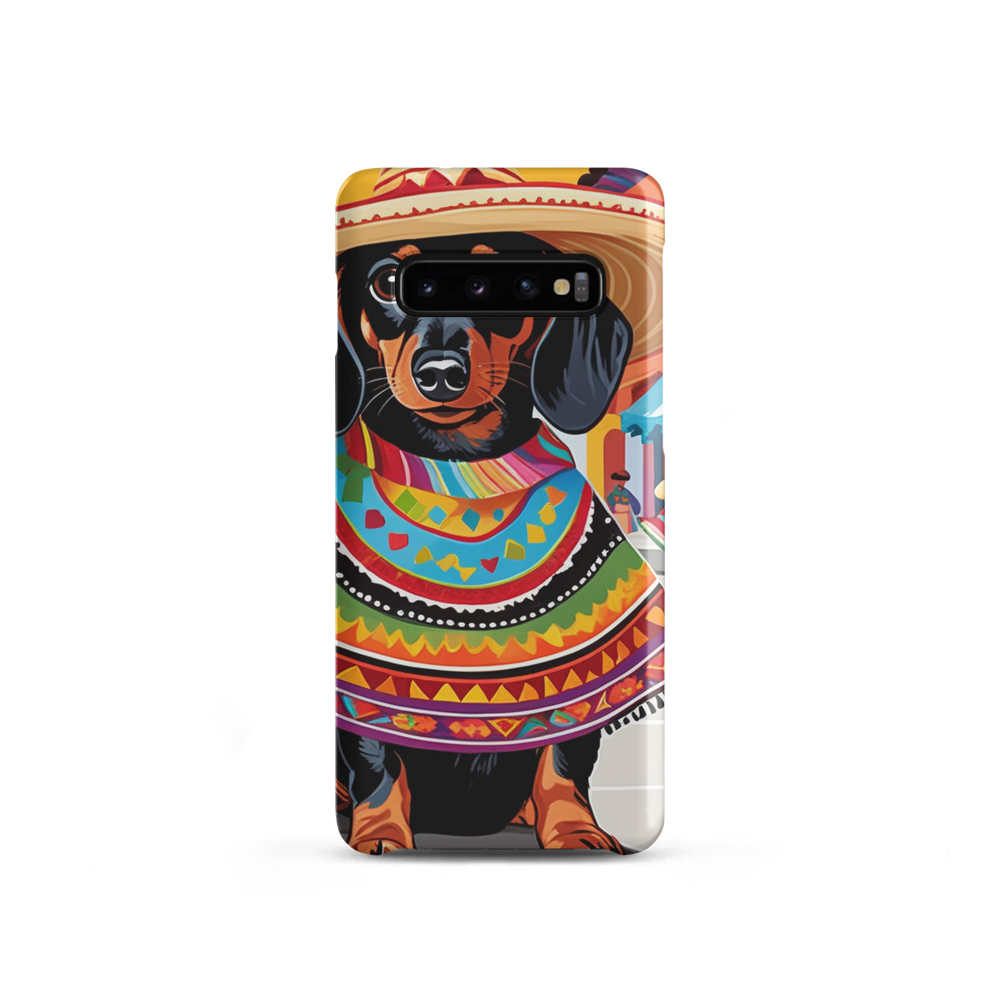 PugMug Custom Black Dachshund Samsung Case