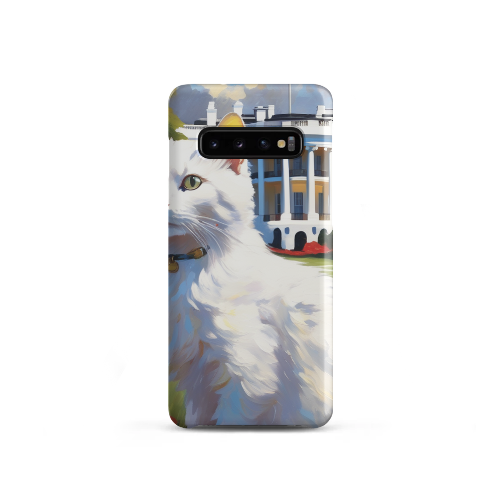 PugMug Custom White Companion Cat Samsung Case
