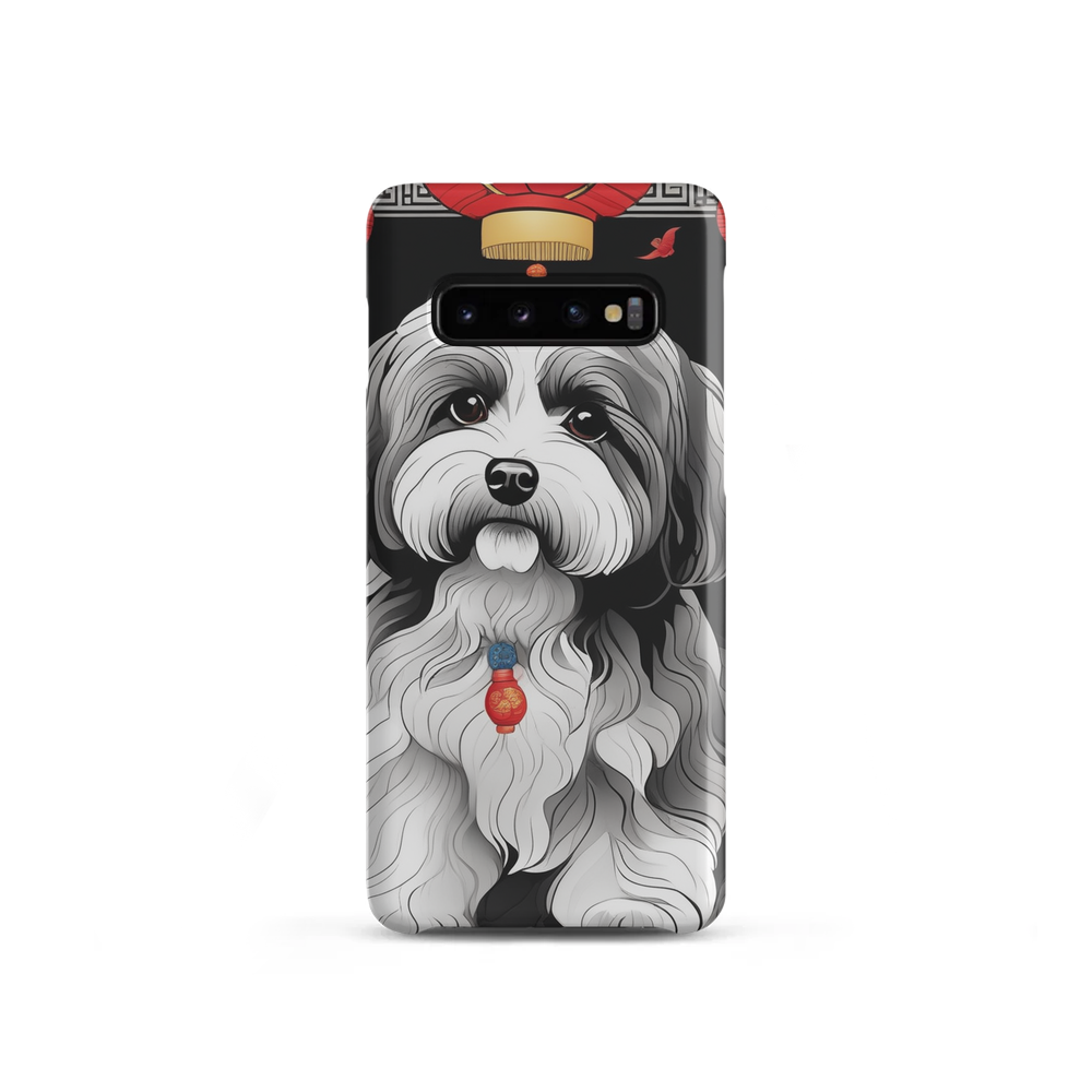 PugMug Custom Black-and-white Havanese Dog Samsung Case
