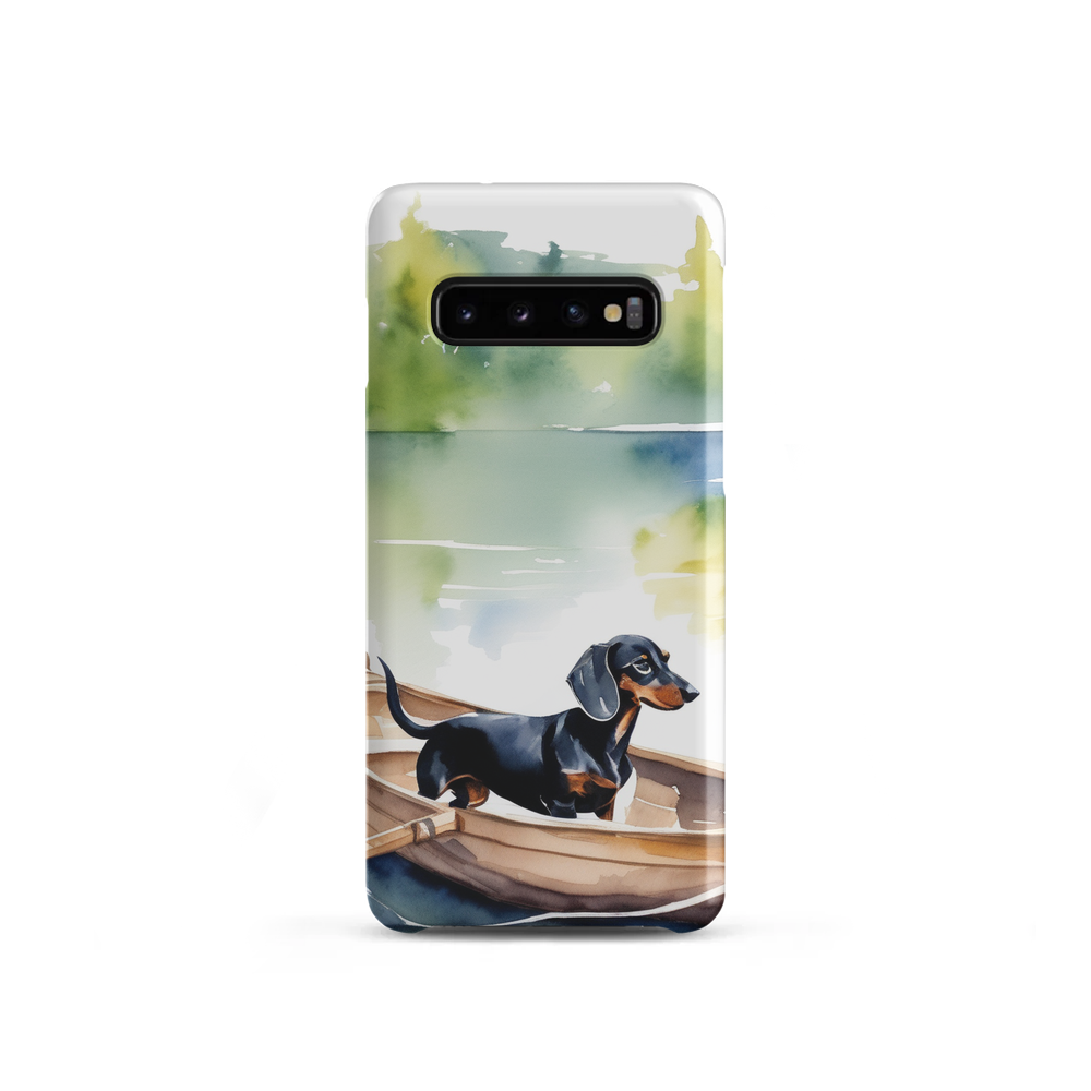 PugMug Custom Black Dachshund Samsung Case