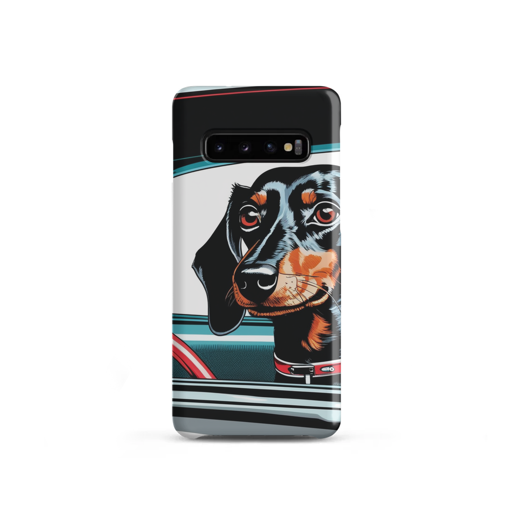 PugMug Custom Black Dachshund Samsung Case