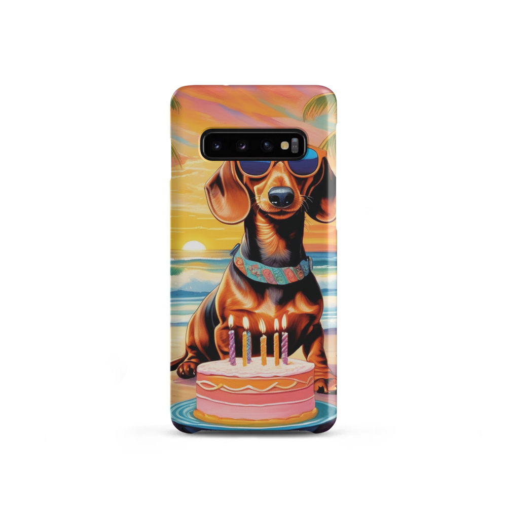 PugMug Custom Tan Dachshund Samsung Case