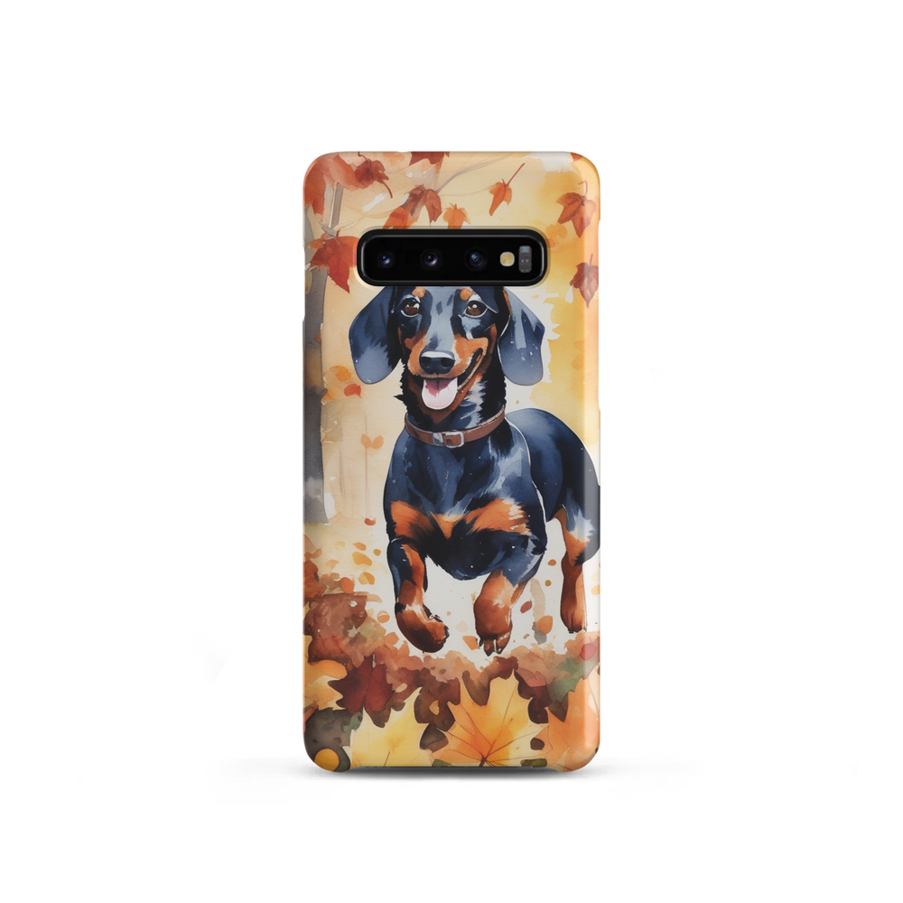 PugMug Custom Black Dachshund Samsung Case