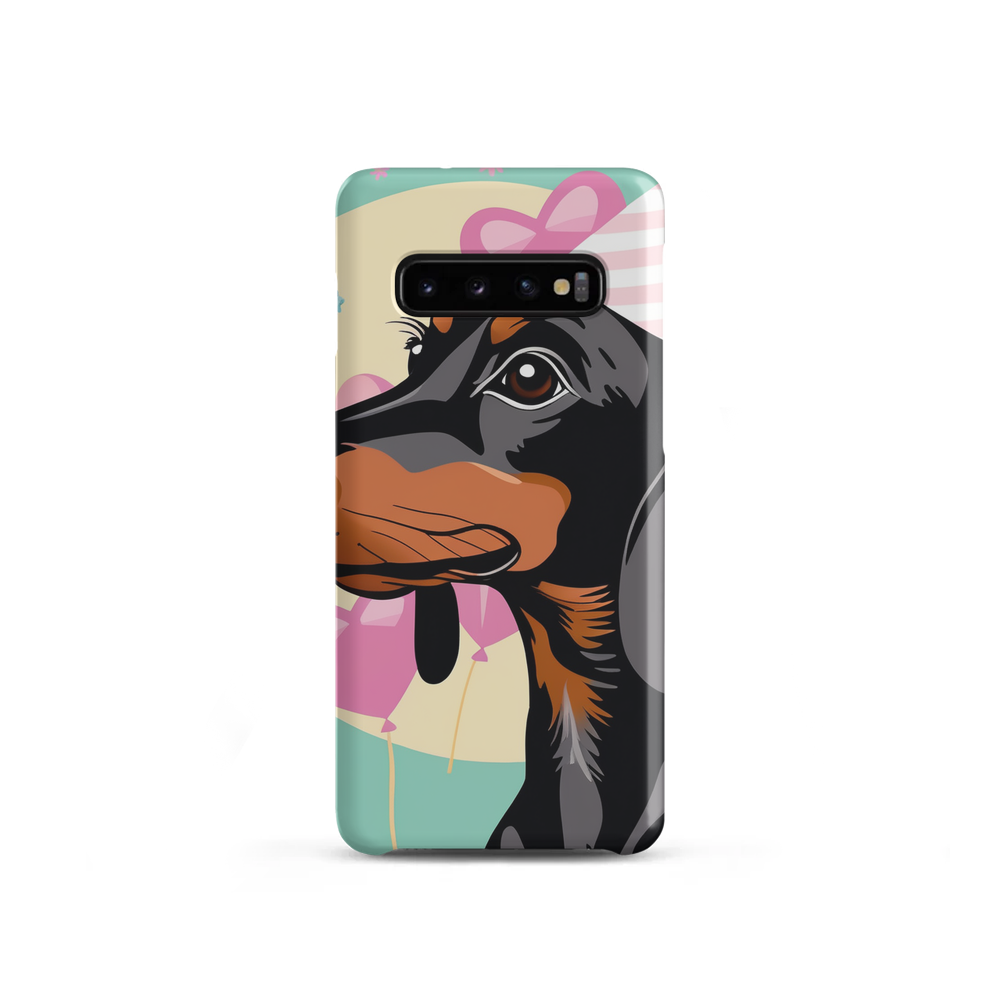 PugMug Custom Black Dachshund Samsung Case