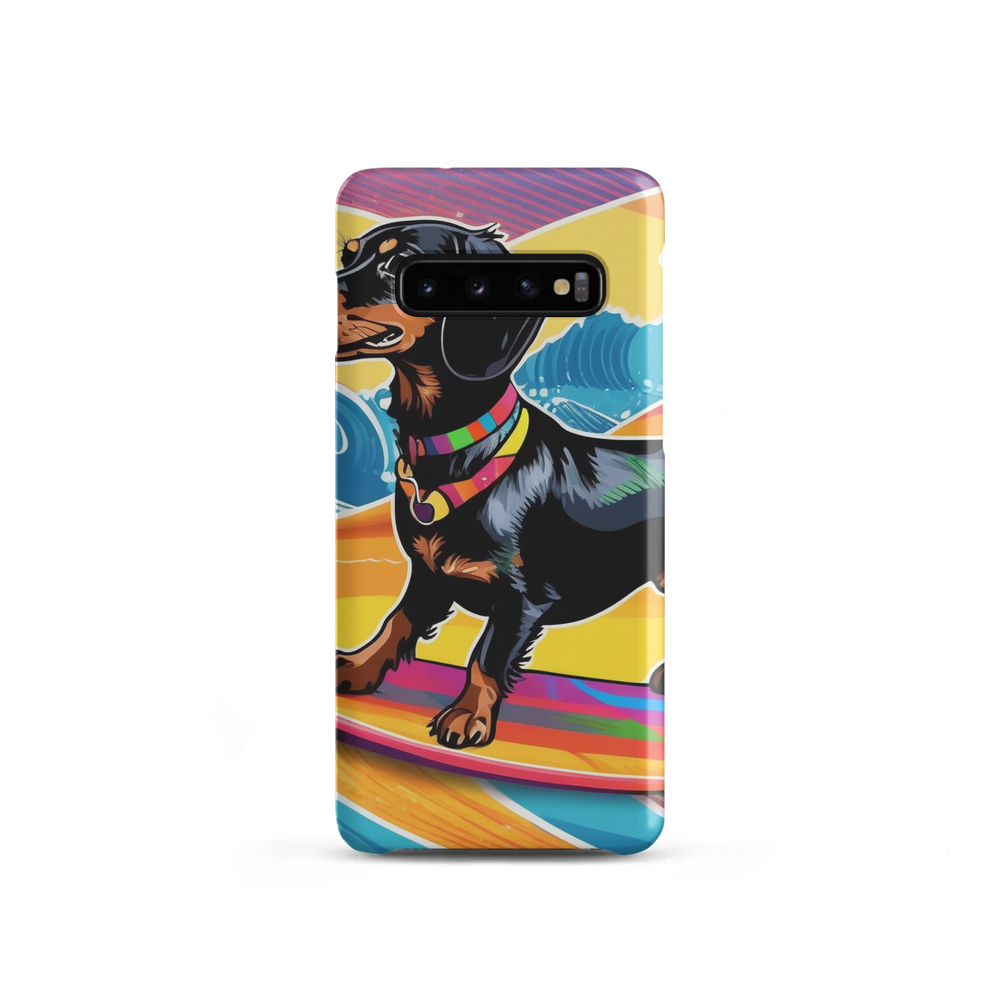 PugMug Custom Black Dachshund Samsung Case