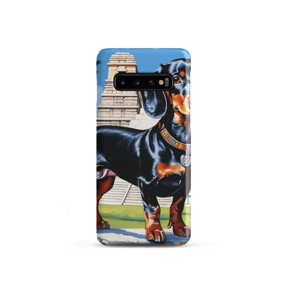 PugMug Custom Black Dachshund Samsung Case