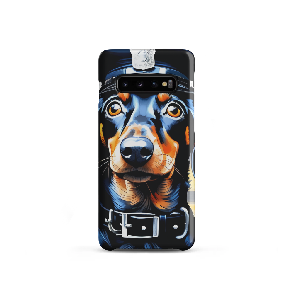 PugMug Custom Black Dachshund Samsung Case