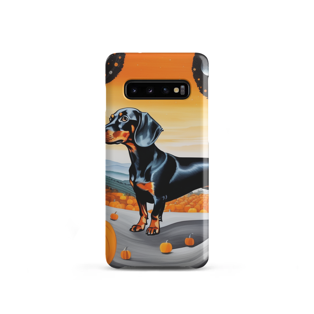 PugMug Custom Black Dachshund Samsung Case