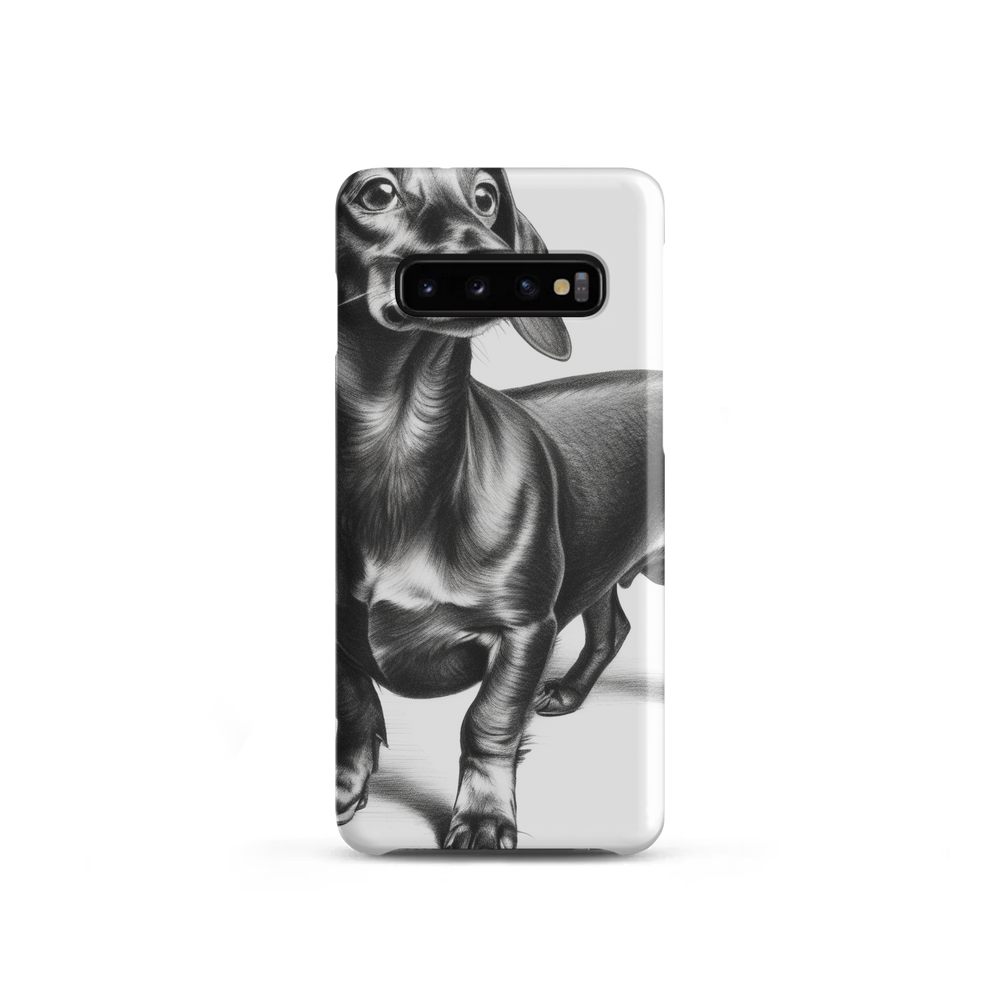 PugMug Custom Black Dachshund Samsung Case
