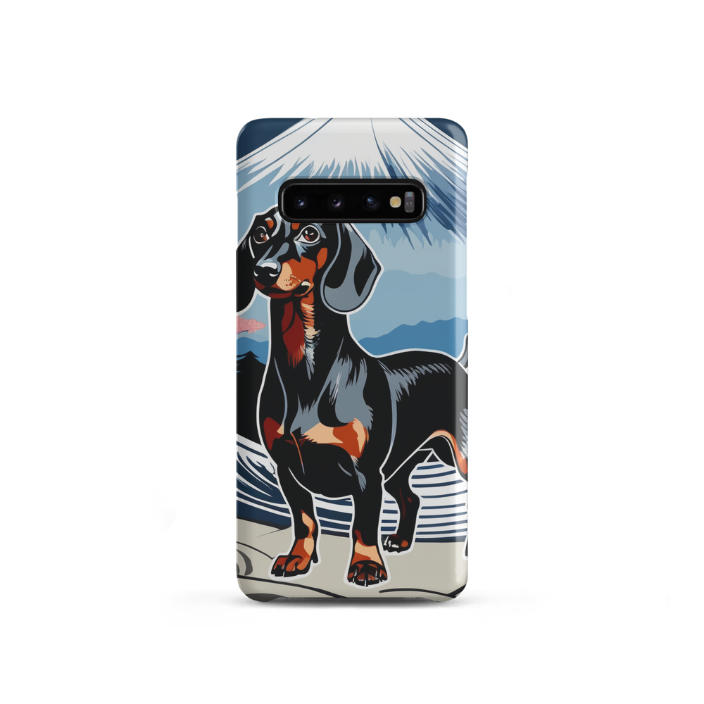 PugMug Custom Black Dachshund Samsung Case