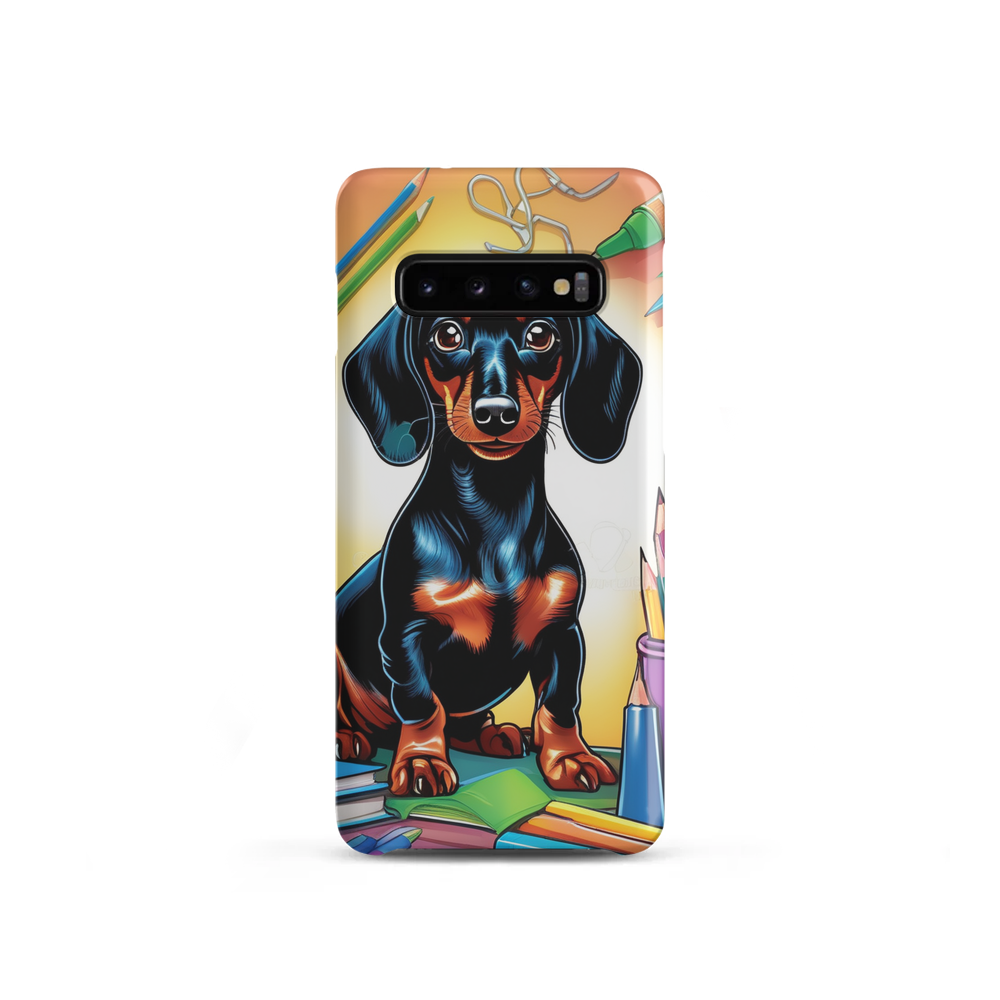 PugMug Custom Black Dachshund Samsung Case