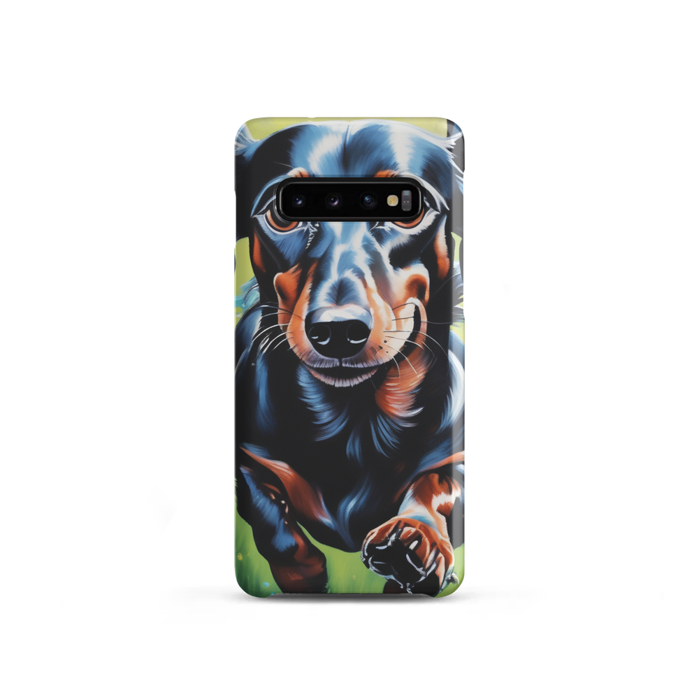 PugMug Custom Black Dachshund Samsung Case