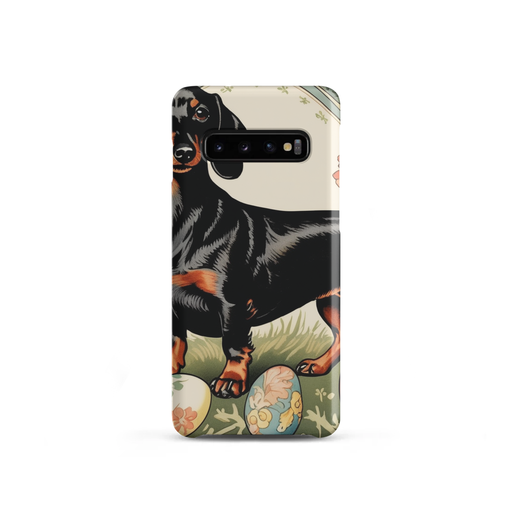 PugMug Custom Black Dachshund Samsung Case