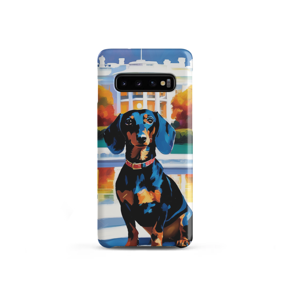 PugMug Custom Black Dachshund Samsung Case