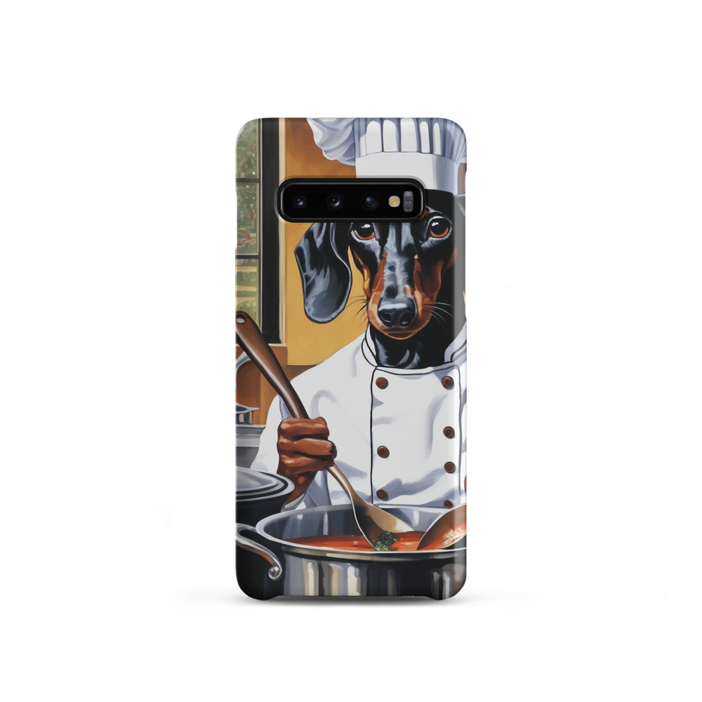 PugMug Custom Black Dachshund Samsung Case