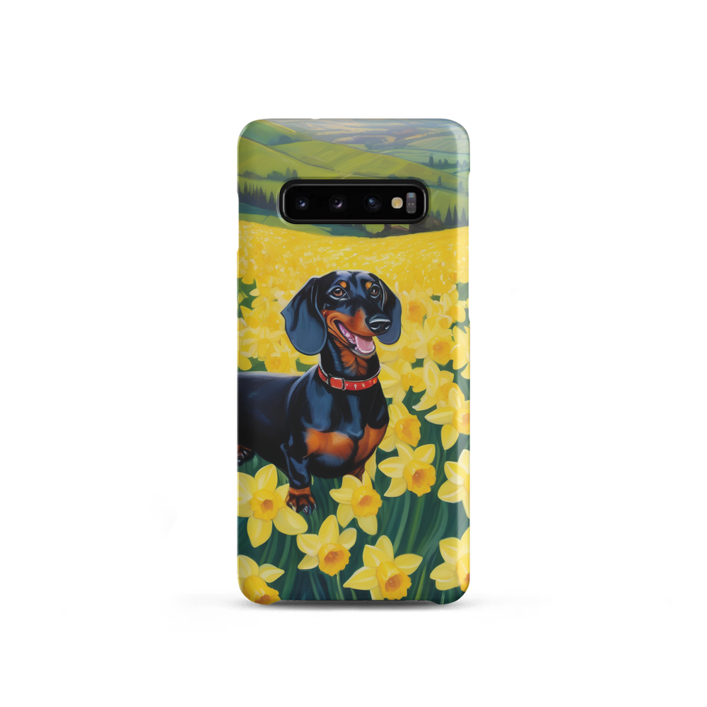 PugMug Custom Black Dachshund Samsung Case