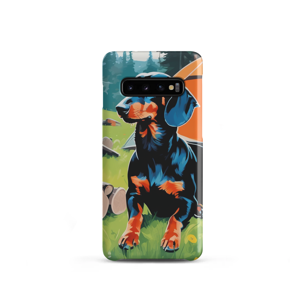 PugMug Custom Black Dachshund Samsung Case