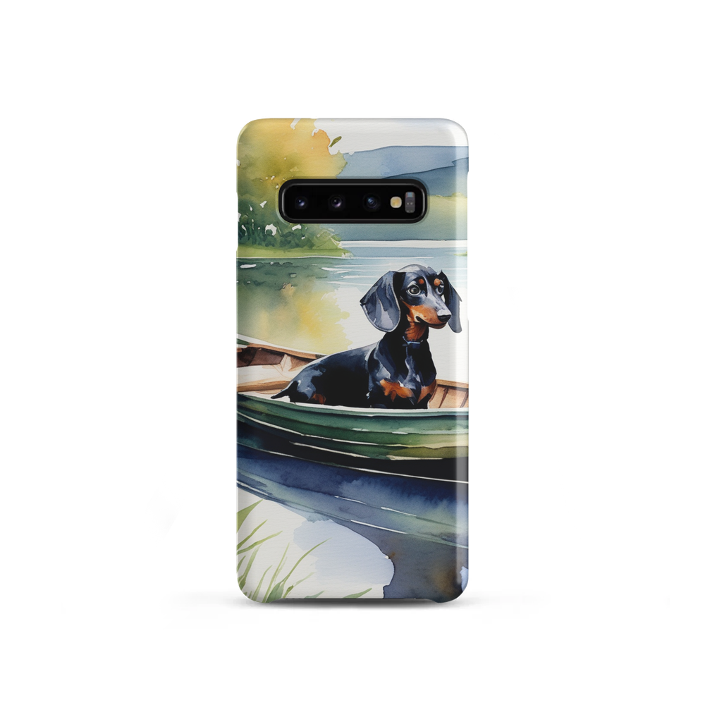 PugMug Custom Black Dachshund Samsung Case