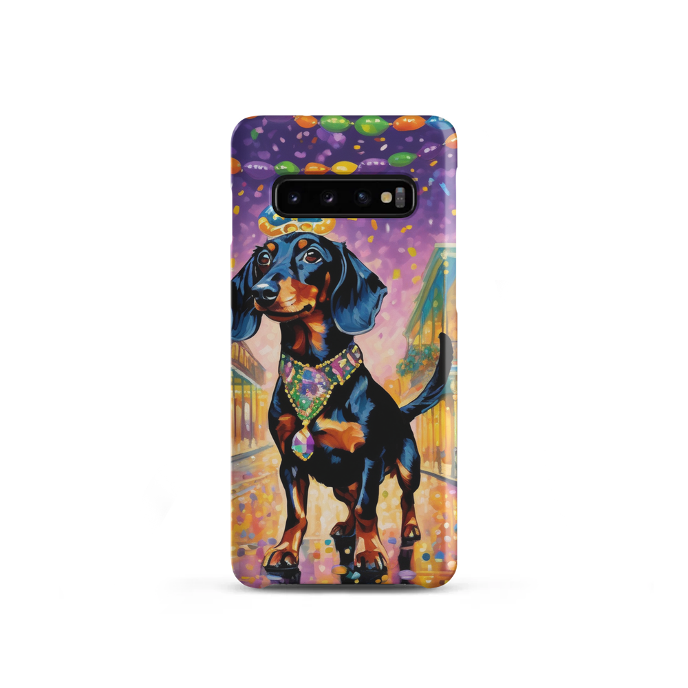 PugMug Custom Black Dachshund Samsung Case