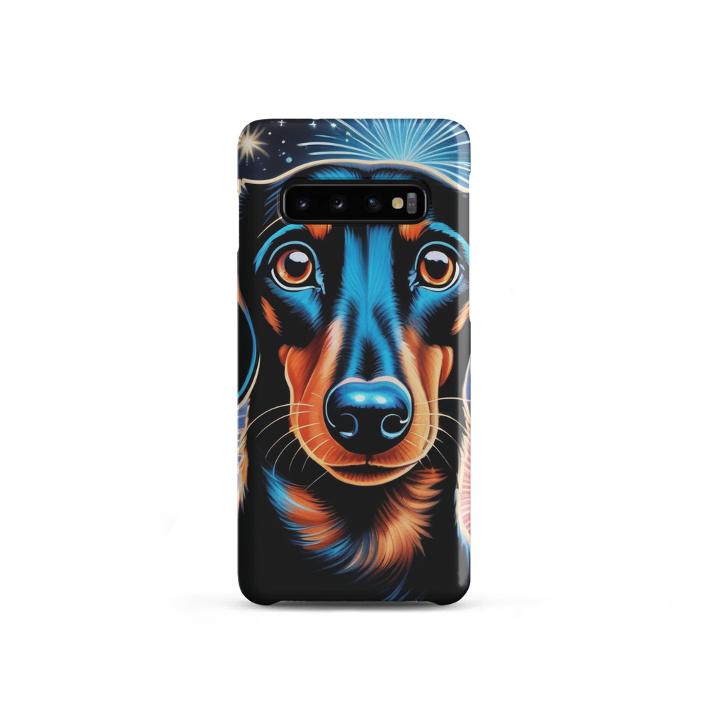 PugMug Custom Black Dachshund Samsung Case