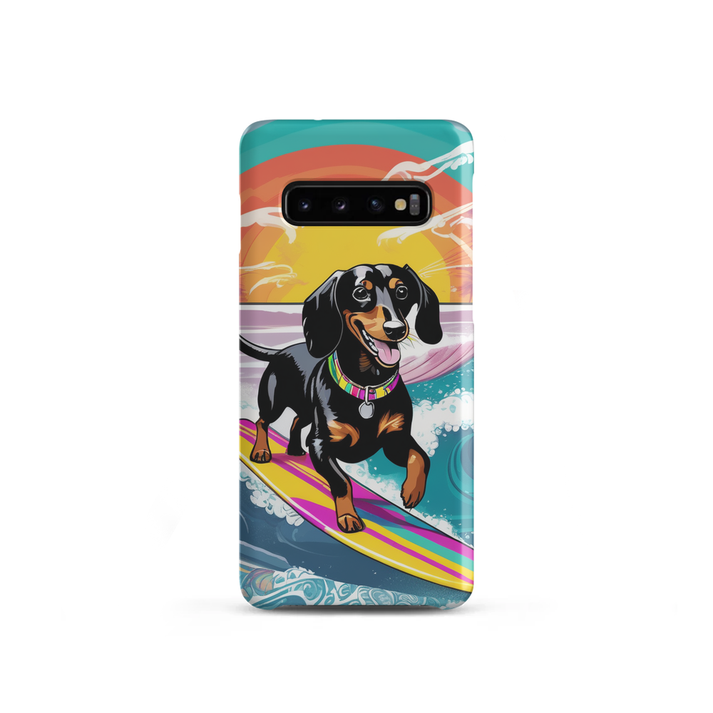 PugMug Custom Black Dachshund Samsung Case