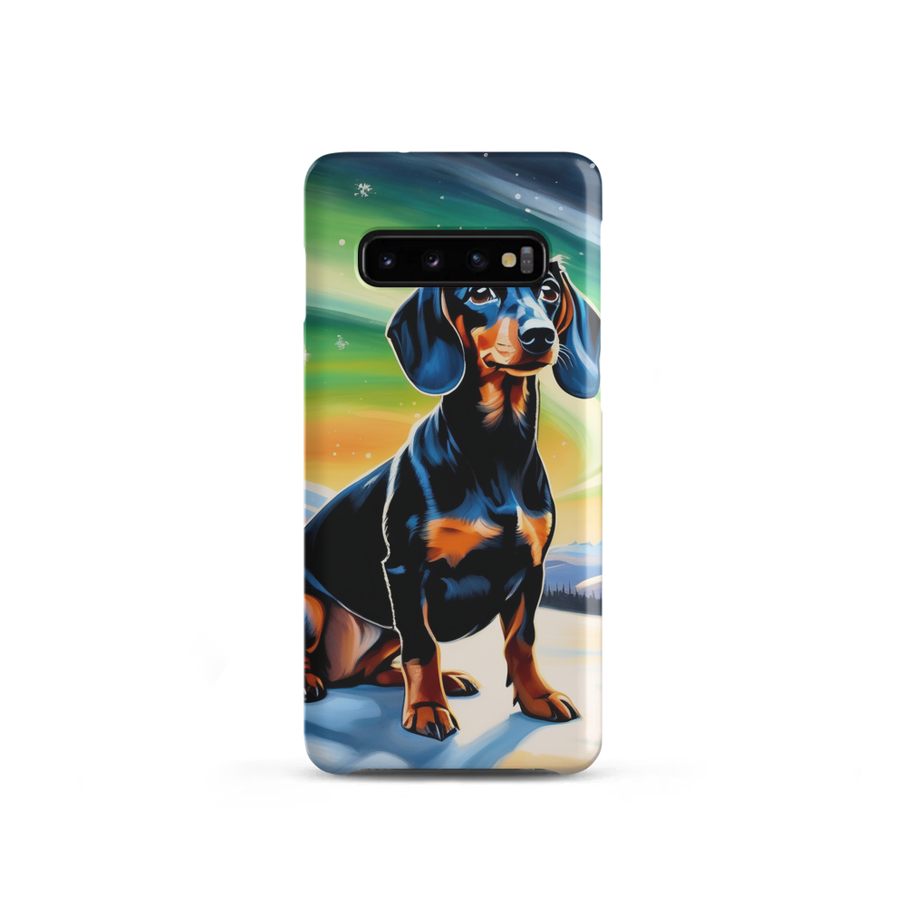 PugMug Custom Black Dachshund Samsung Case