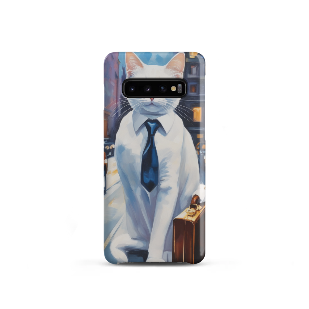 PugMug Custom White Companion Cat Samsung Case