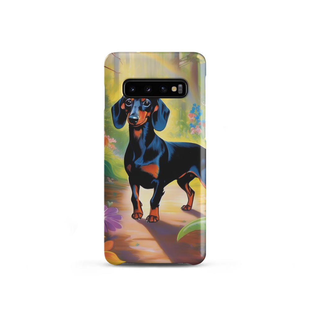 PugMug Custom Black Dachshund Samsung Case