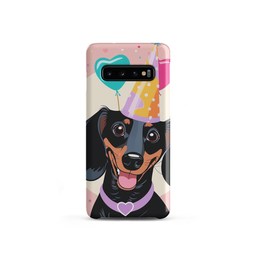 PugMug Custom Black Dachshund Samsung Case