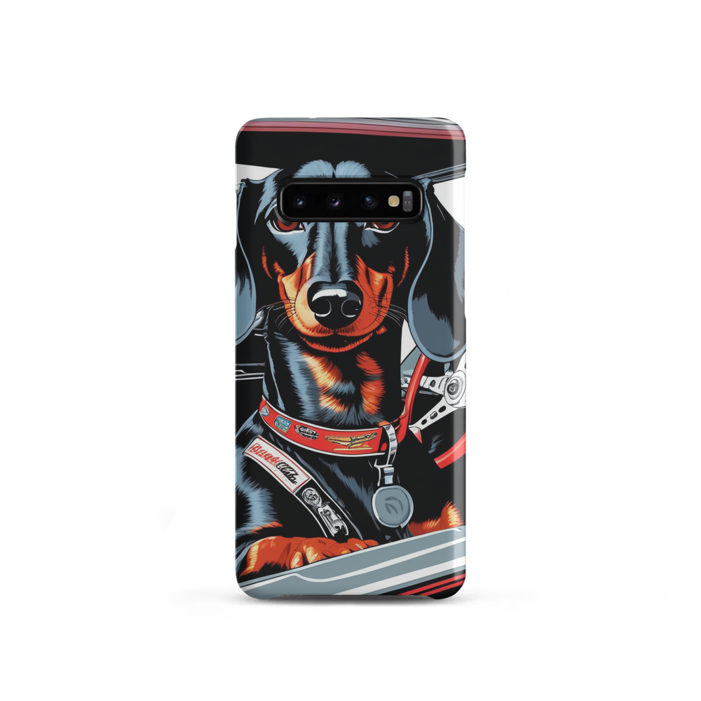 PugMug Custom Black Dachshund Samsung Case