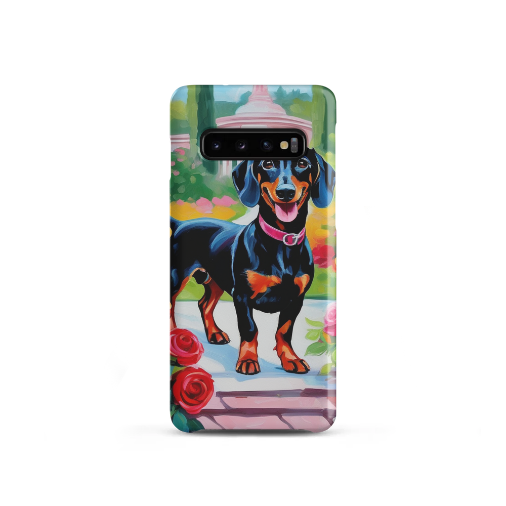 PugMug Custom Black Dachshund Samsung Case