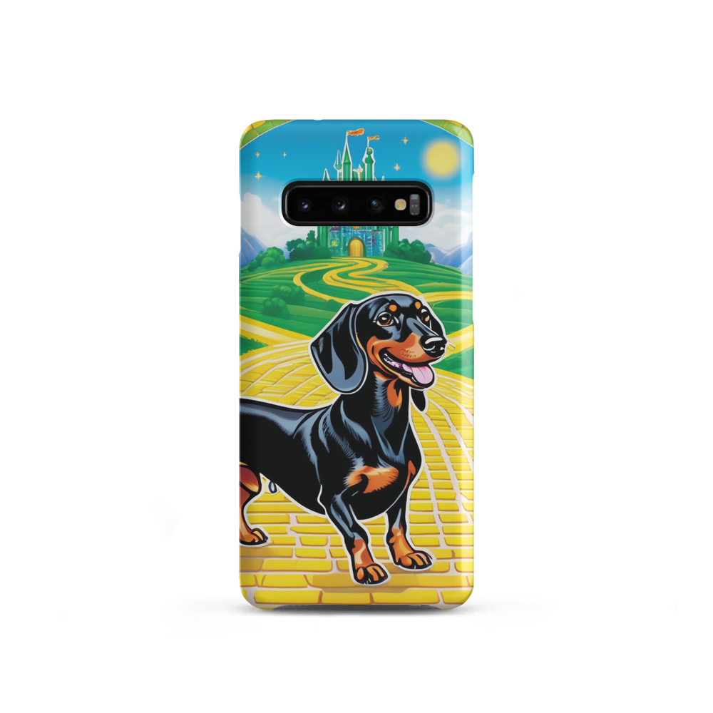 PugMug Custom Black Dachshund Samsung Case