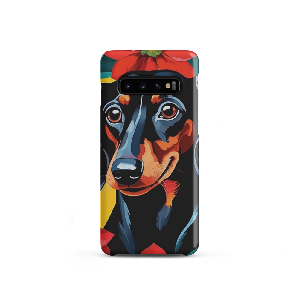 PugMug Custom Black Dachshund Samsung Case