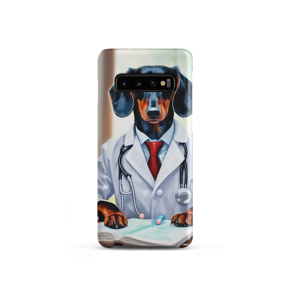 PugMug Custom Black Dachshund Samsung Case