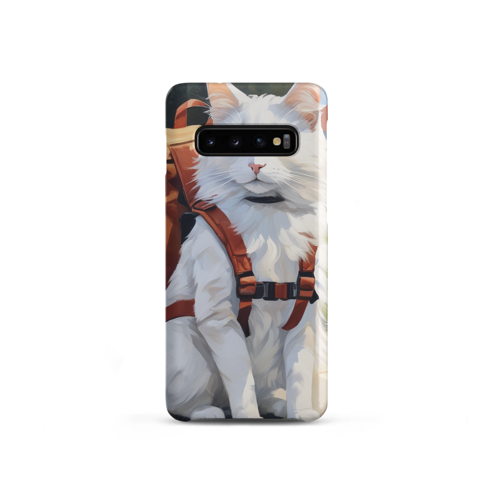 PugMug Custom White Companion Cat Samsung Case