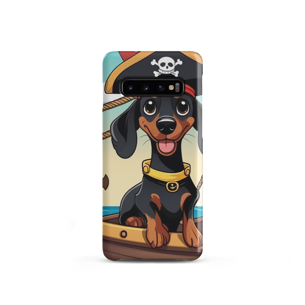 PugMug Custom Black Dachshund Samsung Case