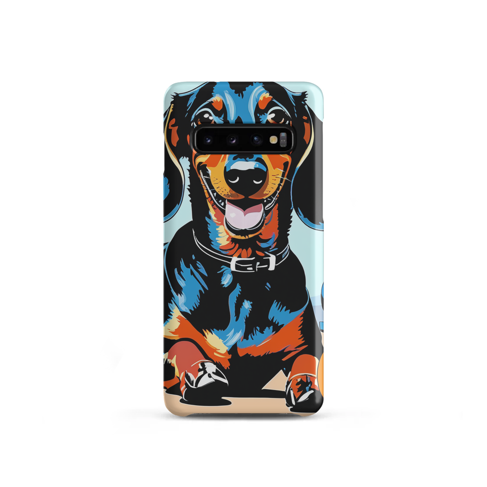 PugMug Custom Black Dachshund Samsung Case