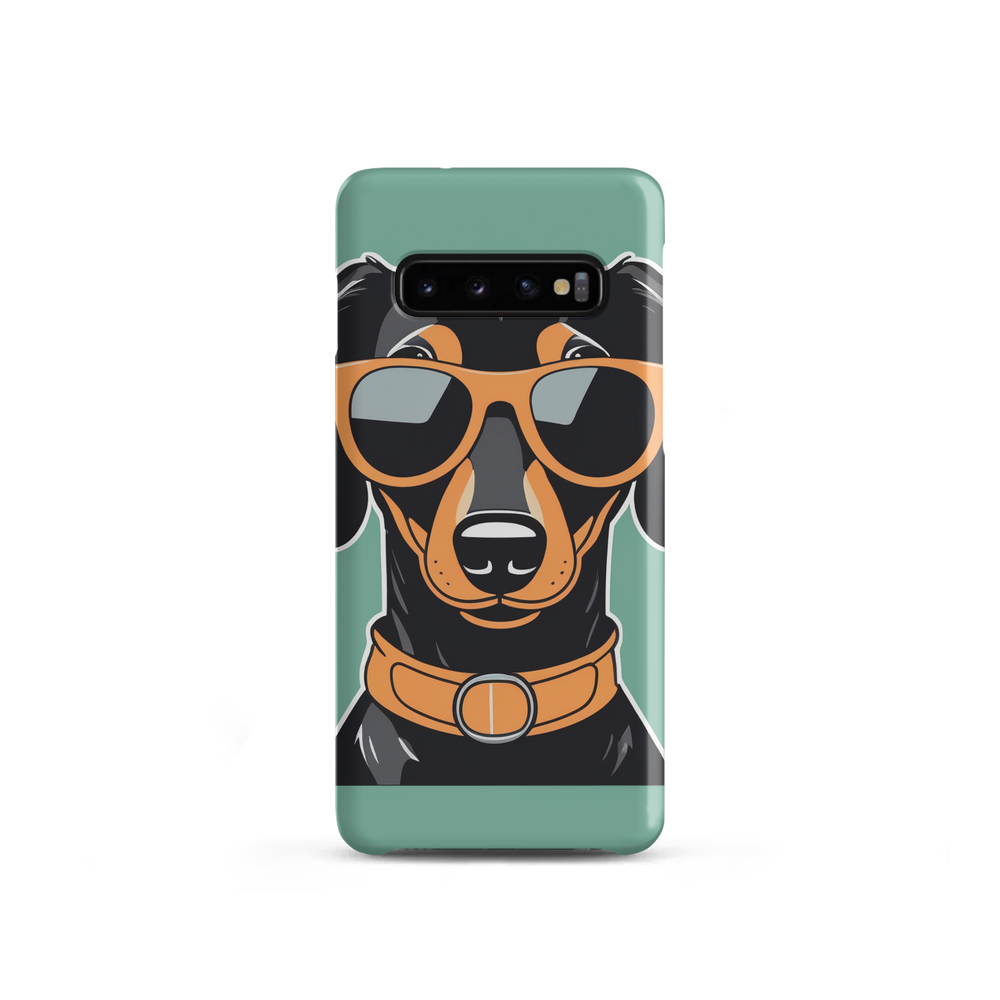 PugMug Custom Black Dachshund Samsung Case
