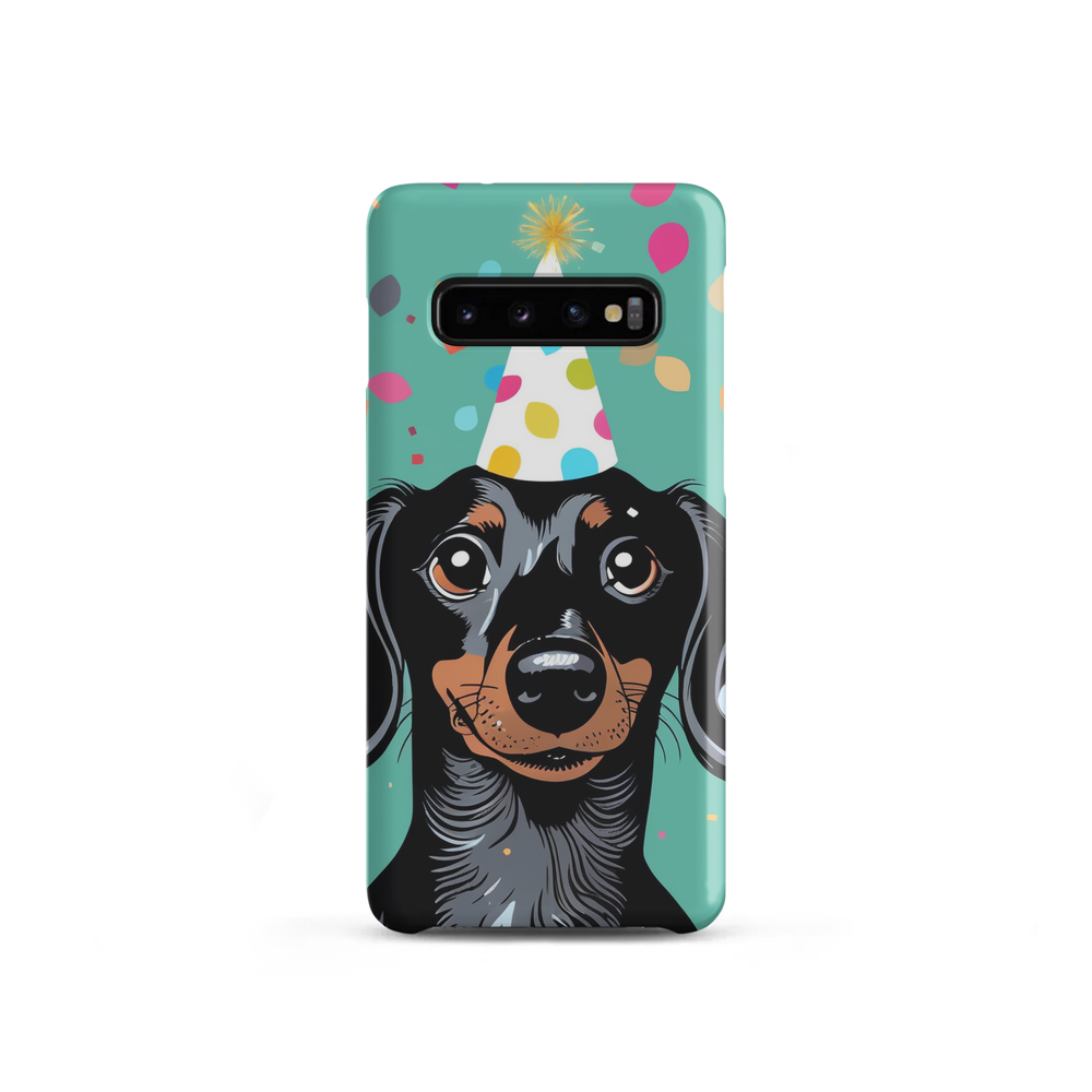 PugMug Custom Black Dachshund Samsung Case