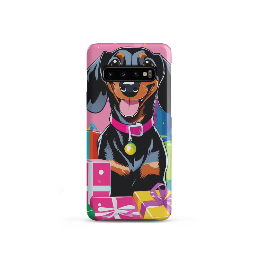 PugMug Custom Black Dachshund Samsung Case