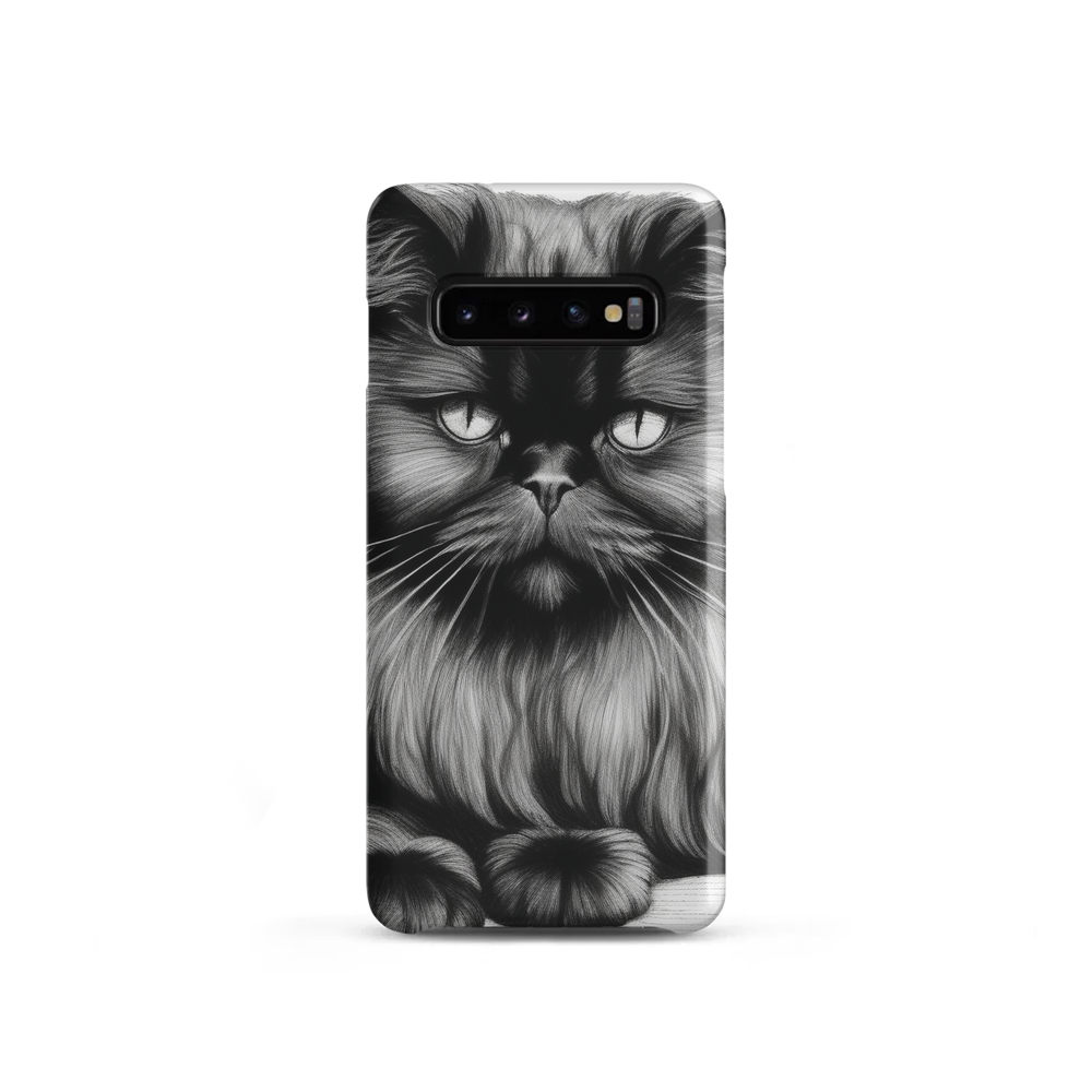 PugMug Custom Black Persian Cat Samsung Case