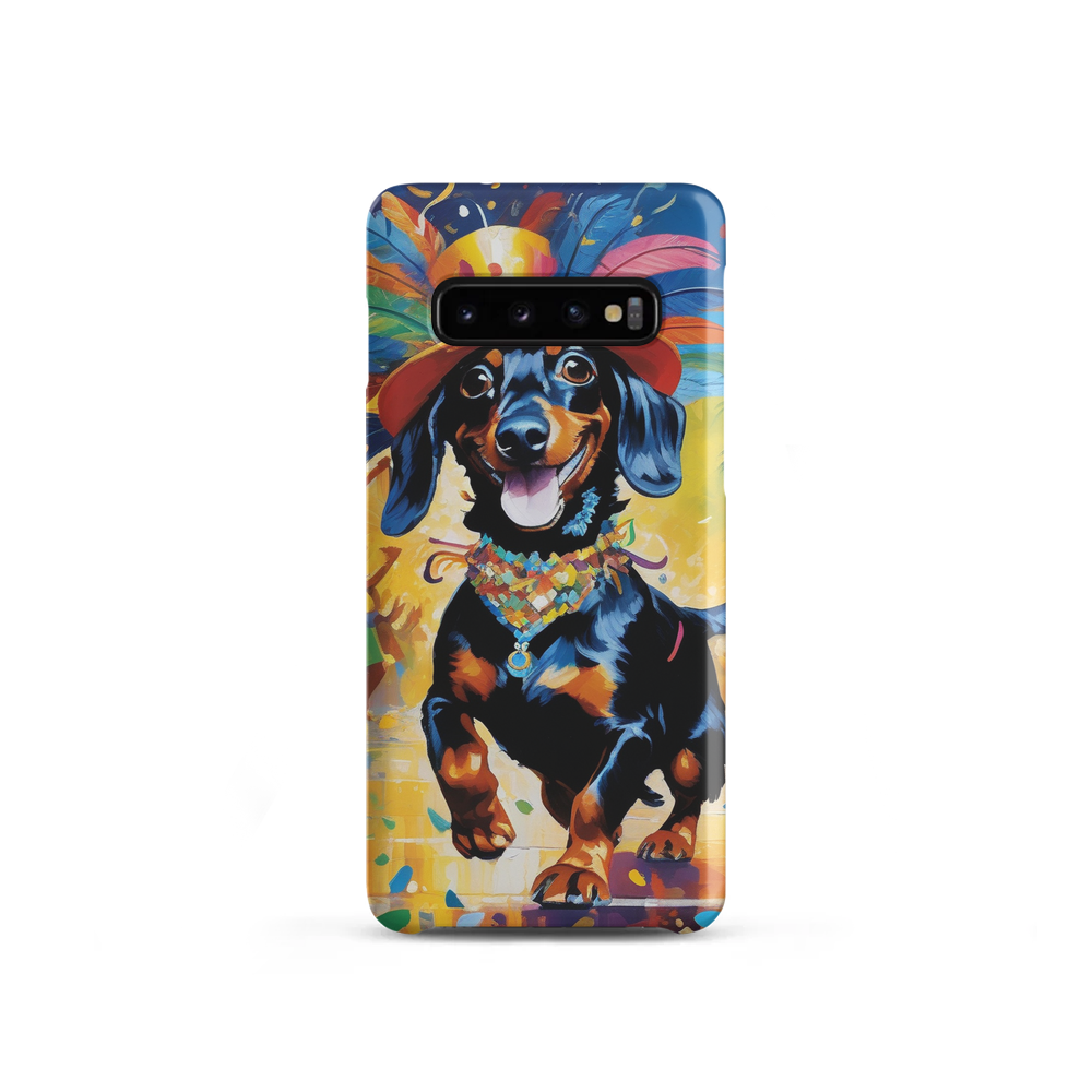 PugMug Custom Black Dachshund Samsung Case